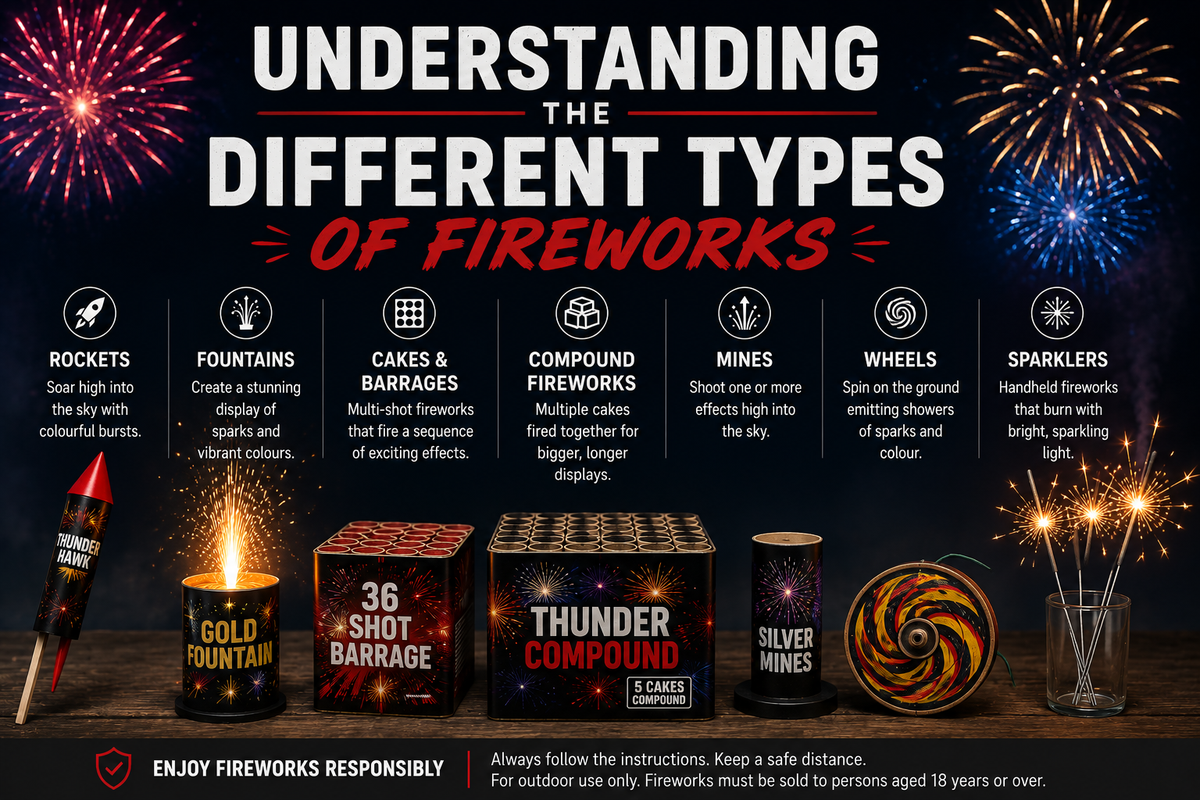 Types of Fireworks: The Complete UK Buyer's Guide for 2026