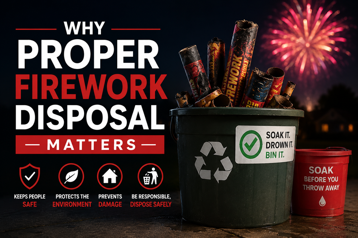 How to Dispose of Fireworks Safely in the UK