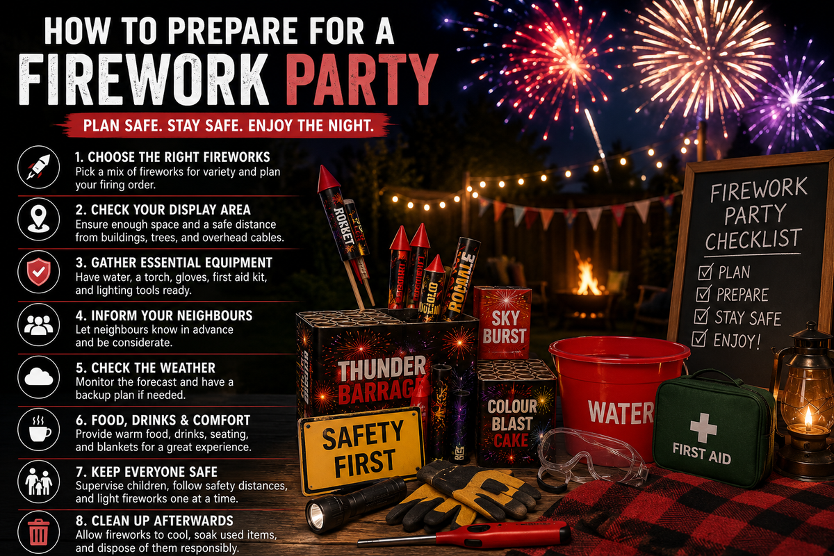 How to Prepare for a Firework Party