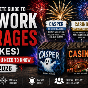 The Complete Guide to Firework Barrages (Cakes): Everything You Need to Know in 2026