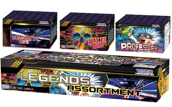 Legends Assortment by Vivid Pyrotechnics | Newsbox Fireworks - Click ...